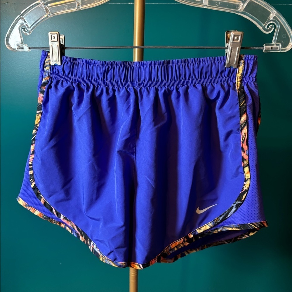 Nike Dri Fit Women's Blueish Purple Running Shorts